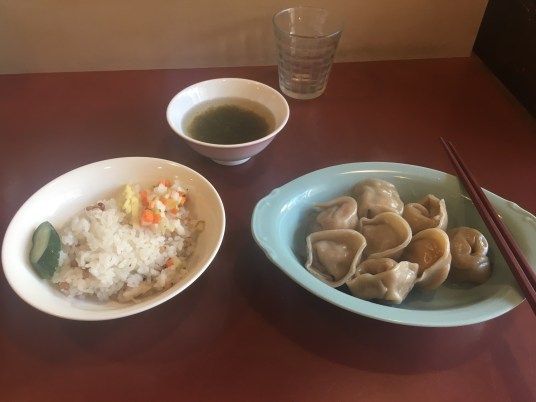 Aperçu du repas chez Anda Gyoza